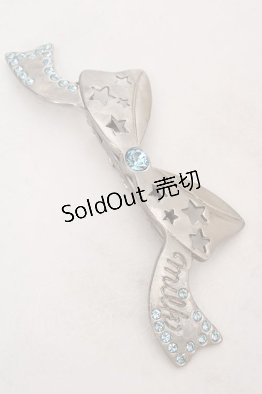 画像1: MILK / リボンヘアピン  シルバー O-26-04-24-047-ML-AC-IG-OS (1)