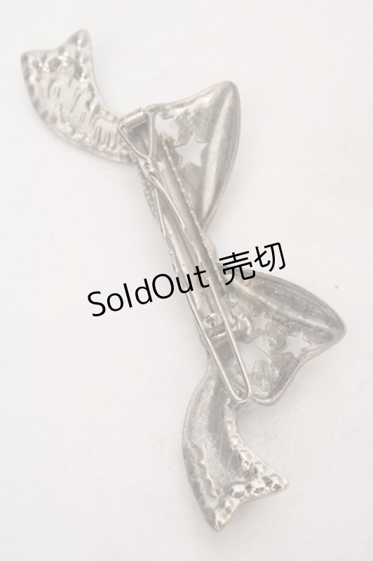 画像2: MILK / リボンヘアピン  シルバー O-26-04-24-047-ML-AC-IG-OS (2)