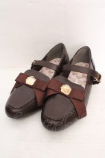 画像1: m petit by misako / NINA'Sコラボパンプス L ブラウン O-26-04-24-004-LO-SH-IG-ZTK003 (1)