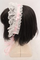 画像2: Princess Flower Garden / KRS＊ヘッドドレス  シロ×ピンク O-26-04-24-050-PU-AC-IG-OS (2)