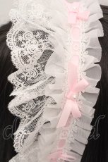 画像3: Princess Flower Garden / KRS＊ヘッドドレス  シロ×ピンク O-26-04-24-050-PU-AC-IG-OS (3)