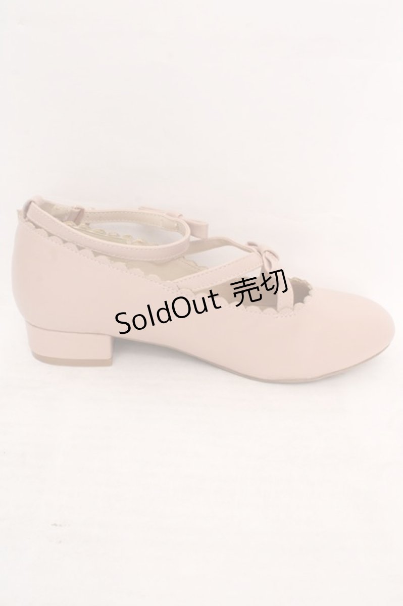 画像5: m petit by misako / リボンスカラップパンプス LL ピンク O-26-04-24-011-LO-SH-YM-ZTK036 (5)