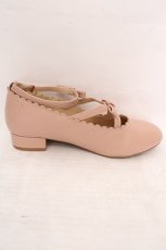 画像5: m petit by misako / リボンスカラップパンプス LL ピンク O-26-04-24-011-LO-SH-YM-ZTK036 (5)