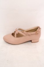 画像6: m petit by misako / リボンスカラップパンプス LL ピンク O-26-04-24-011-LO-SH-YM-ZTK036 (6)