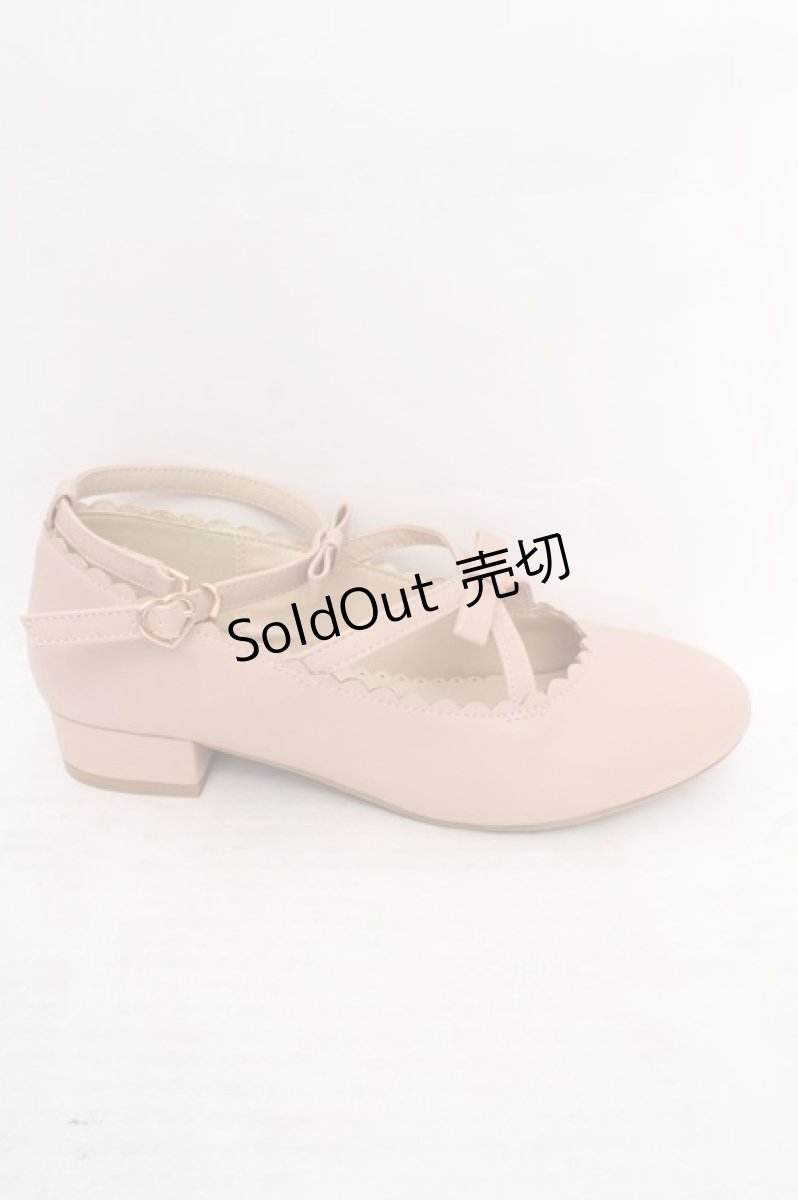 画像7: m petit by misako / リボンスカラップパンプス LL ピンク O-26-04-24-011-LO-SH-YM-ZTK036 (7)