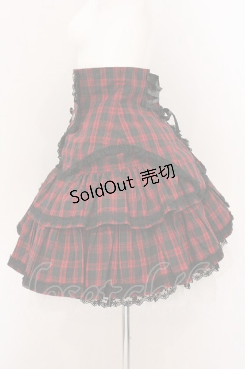 画像3: PUTUMAYO / タブリエ付スカート  レッド O-26-04-25-028-PT-TO-OW-OS (3)