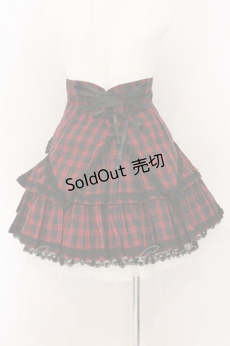 画像4: PUTUMAYO / タブリエ付スカート  レッド O-26-04-25-028-PT-TO-OW-OS (4)