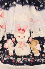 画像3: BABY,THE STARS SHINE BRIGHT / くみゃちゃんの雪の王国柄スカート  ネイビー O-26-04-25-029-BA-SK-OW-OS (3)