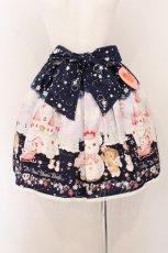 画像5: BABY,THE STARS SHINE BRIGHT / くみゃちゃんの雪の王国柄スカート  ネイビー O-26-04-25-029-BA-SK-OW-OS (5)