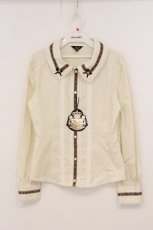 画像1: ALICE and the PIRATES / シャトー・ド・ヌヌース 天使と秘密のワイナリー チロリアンブラウス  アイボリー O-26-04-25-005-PA-BL-OW-OS (1)