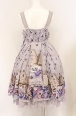 画像2: metamorphose / 【プラスサイズ】Magical Stone〜研究者の図鑑〜ハイウエストジャンパースカート 2 アメジスト（ラベンダー） O-26-04-25-1038-ME-OP-OW-OS (2)