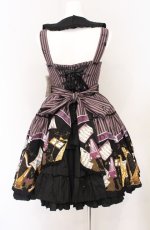 画像3: metamorphose / Brass band cat バッスルジャンパースカート  クロ系 O-26-04-25-1040-ME-OP-OW-OS (3)