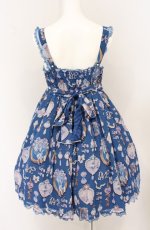 画像2: Angelic Pretty / Jewelry Aquarium SpecialジャンパースカートSet  ブルー O-26-04-25-1042-AP-OP-OW-OS (2)