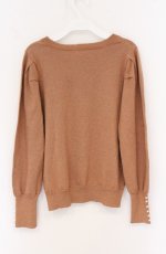 画像3: axes femme / ラメニットプルオーバー M オレンジ O-26-04-25-1046-AX-TO-OW-OS (3)