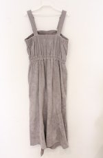 画像3: axes femme / コーデュロイロングワンピース M ラベンダーグレー O-26-04-25-1047-AX-OP-OW-OS (3)