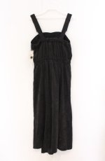 画像3: axes femme / コーデュロイロングワンピース M クロ O-26-04-25-1048-AX-OP-OW-OS (3)