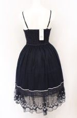 画像3: axes femme / お花チュール使いワンピース M ネイビー O-26-04-25-1050-AX-OP-OW-OS (3)