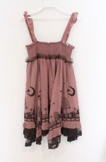 画像2: axes femme / ハロウィンフロッキーチュニ M ピンク O-26-04-25-1007-AX-OP-IG-OS (2)