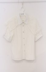 画像1: majoretty / MRレースケープブラウス M シロ O-26-04-25-1066-GO-BL-IG-OS (1)