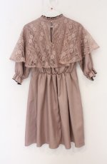 画像3: majoretty / 眞白ありすコラボ レースケープワンピース M ピンク O-26-04-25-1067-GO-OP-IG-OS (3)