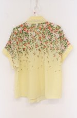 画像3: axes femme / レース切り替えローズシャツ M イエロー O-26-04-25-1071-AX-BL-IG-OS (3)