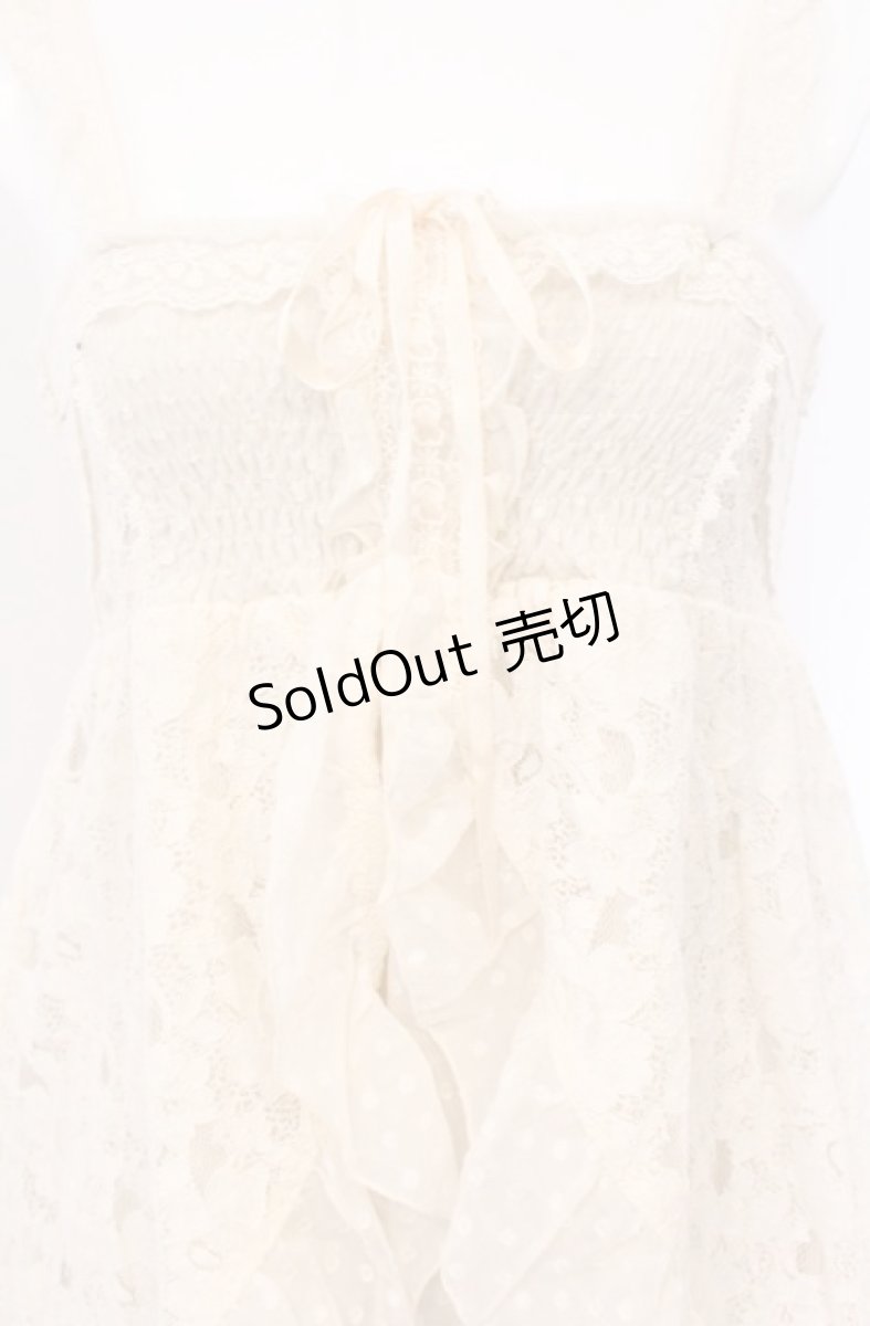 画像2: axes femme / レースチュニック  オフ O-26-04-25-1011-AX-TO-IG-OS (2)