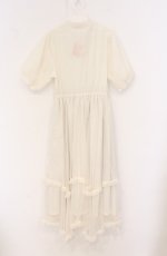 画像3: Fi.n.t / チュールドッキングロングワンピース【洗える】  アイボリー O-26-04-25-1019-CA-OP-IG-OS (3)