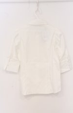 画像3: an another angelus / チュールリボンタイ5分袖シャツ【洗える】  オフシロ O-26-04-25-1026-CA-BL-IG-OS (3)