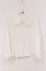 画像1: BABY,THE STARS SHINE BRIGHT / 袖ピンタックブラウス【お直しあり】  シロ O-26-04-25-1029-BA-BL-IG-OS (1)