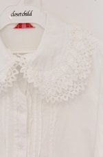 画像2: BABY,THE STARS SHINE BRIGHT / 袖ピンタックブラウス【お直しあり】  シロ O-26-04-25-1029-BA-BL-IG-OS (2)