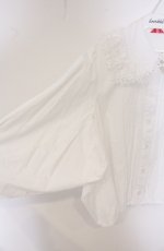 画像4: BABY,THE STARS SHINE BRIGHT / 袖ピンタックブラウス【お直しあり】  シロ O-26-04-25-1029-BA-BL-IG-OS (4)