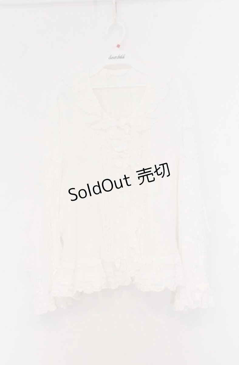 画像1: PINK HOUSE / リボンタックブラウス【お直しあり】  シロ O-26-04-25-1031-LO-BL-IG-OS (1)