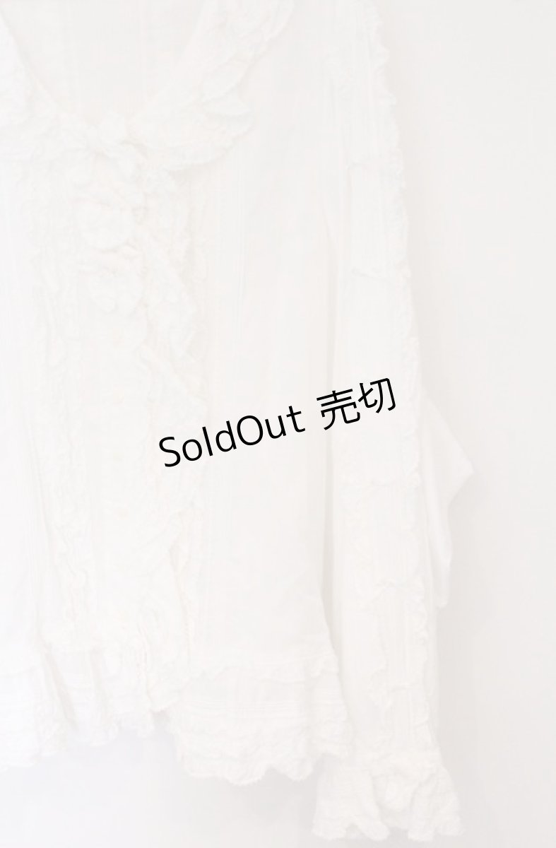 画像3: PINK HOUSE / リボンタックブラウス【お直しあり】  シロ O-26-04-25-1031-LO-BL-IG-OS (3)