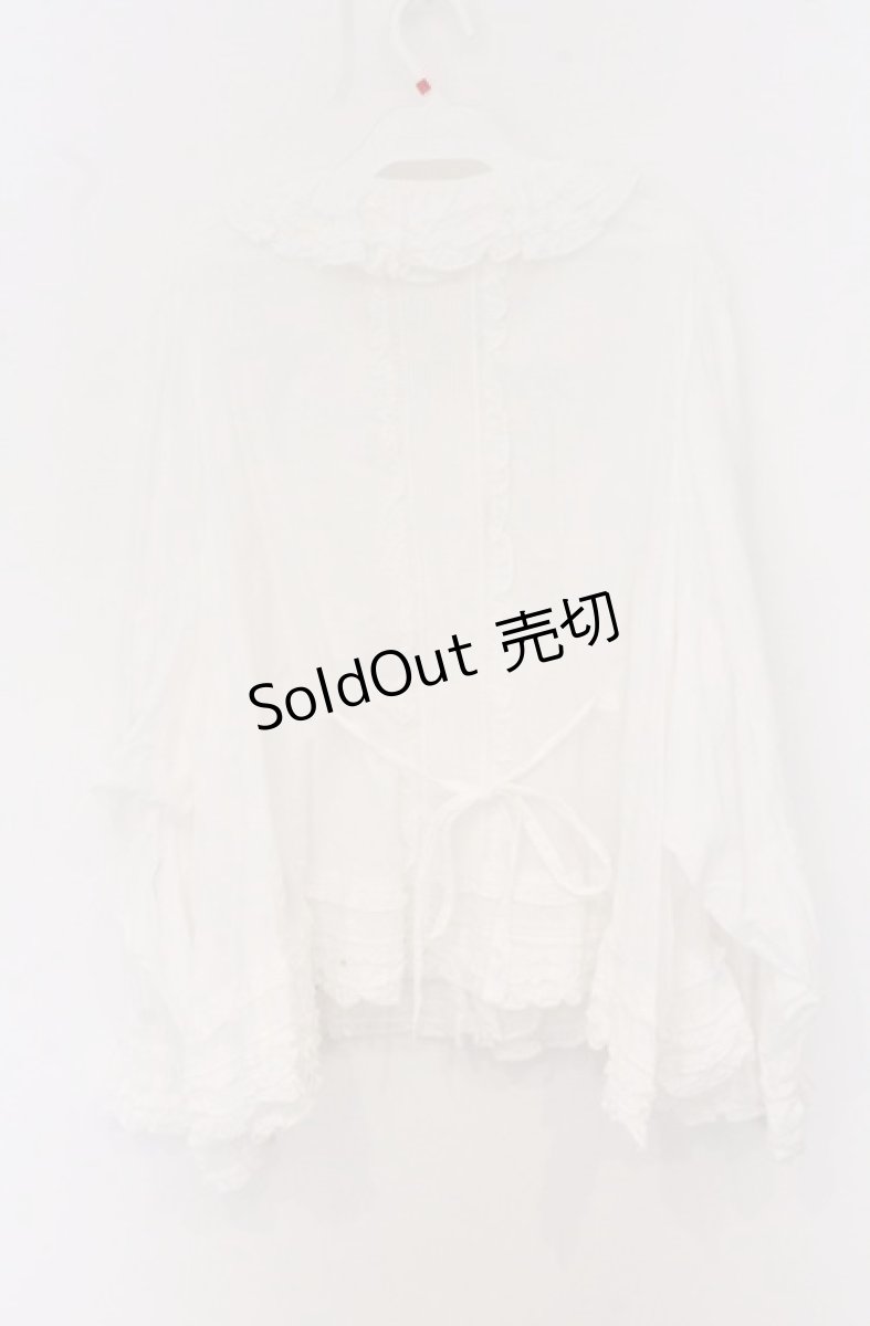 画像5: PINK HOUSE / リボンタックブラウス【お直しあり】  シロ O-26-04-25-1031-LO-BL-IG-OS (5)