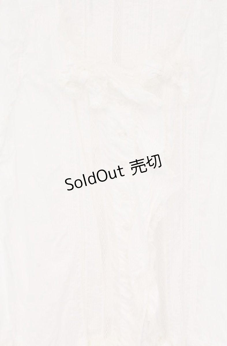 画像2: PINK HOUSE / ローンフリルタックベスト  シロ O-26-04-25-1032-LO-TO-IG-OS (2)