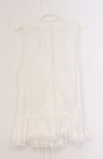 画像3: PINK HOUSE / ローンフリルタックベスト  シロ O-26-04-25-1032-LO-TO-IG-OS (3)