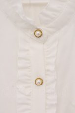 画像2: Amavel / フレア袖ブラウス F シロ O-26-04-25-001-CA-BL-OW-OS (2)