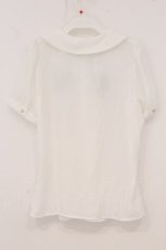 画像3: Secret Honey / ラッフルフリル半袖ブラウス 2 シロ O-26-04-25-008-CA-BL-OW-OS (3)