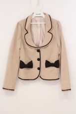 画像1: Penderie / リボンポケットジャケット F ベージュ O-26-04-25-009-LO-JA-OW-OS (1)