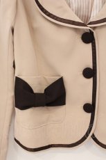 画像2: Penderie / リボンポケットジャケット F ベージュ O-26-04-25-009-LO-JA-OW-OS (2)