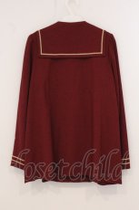 画像4: Innocent World / セーラーハーフジャケット M ワイン O-26-04-25-011-IW-JA-OW-OS (4)