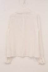 画像3: Amavel / タックフリルブラウス F シロ O-26-04-25-013-CA-BL-OW-OS (3)