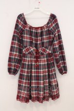 画像1: Secret Honey / 裾さくらんぼ刺繍ワンピース 2 アカ×ネイビー O-26-04-25-002-CA-OP-OW-OS (1)