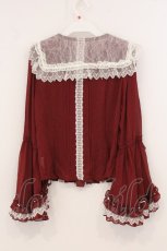 画像5: BABY,THE STARS SHINE BRIGHT / Maria de la Croix ブラウス  えんじ O-26-04-25-017-BA-BL-OW-OS (5)