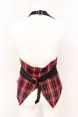 画像4: PUTUMAYO / チェックホルターベスト  レッド O-26-04-25-020-PT-TO-OW-OS (4)