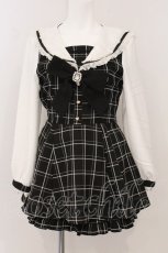 画像1: LIZ LISA / セーラーカラーセットアップ  クロ×シロ O-26-04-25-021-LO-OP-IG-OS (1)