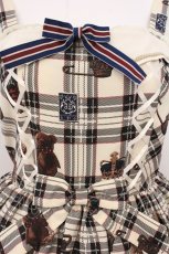 画像2: Angelic Pretty / British Bearジャンパースカート  アイボリー O-26-04-25-022-AP-OP-OW-OS (2)