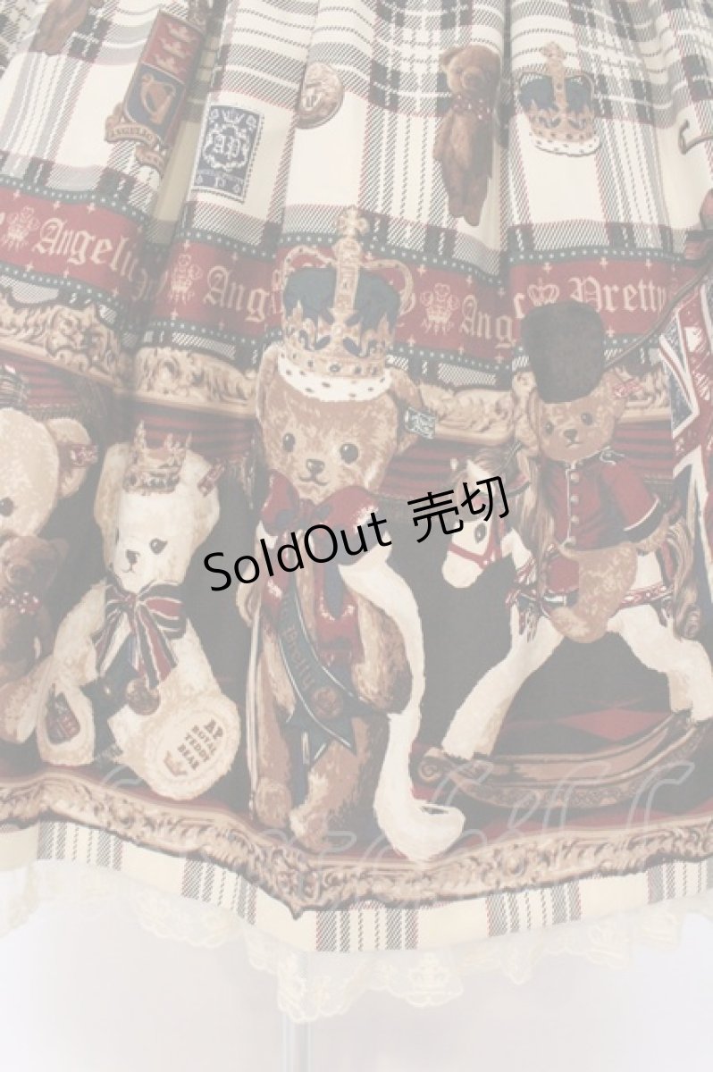 画像3: Angelic Pretty / British Bearジャンパースカート  アイボリー O-26-04-25-022-AP-OP-OW-OS (3)