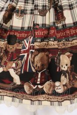 画像4: Angelic Pretty / British Bearジャンパースカート  アイボリー O-26-04-25-022-AP-OP-OW-OS (4)