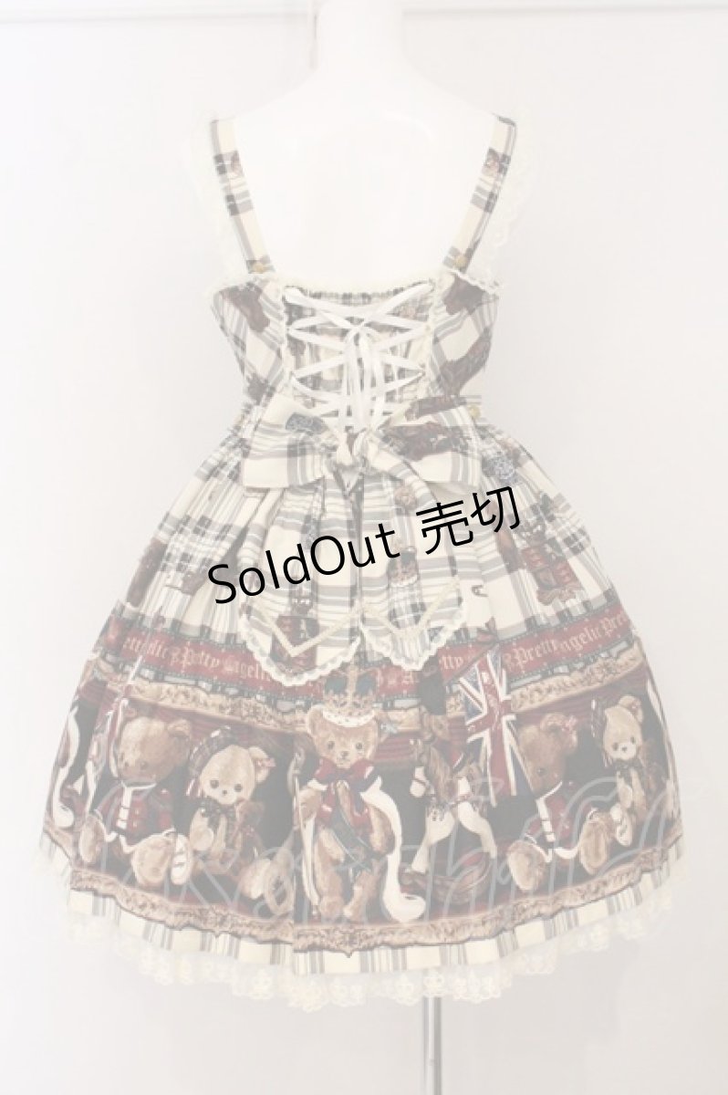 画像6: Angelic Pretty / British Bearジャンパースカート  アイボリー O-26-04-25-022-AP-OP-OW-OS (6)
